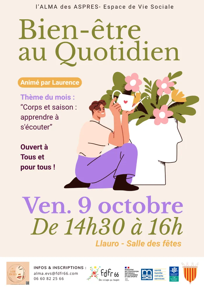 Illustration de l'événement : Bien-être au quotidien