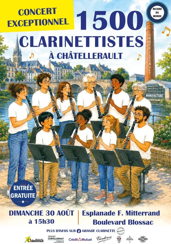 Illustration de l'événement : Le plus grand orchestre de clarinettes du monde