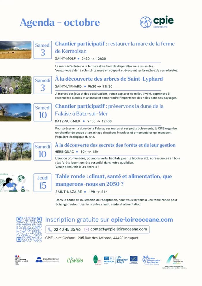 Illustration de l'événement : Chantier participatif : restaurer la mare de la ferme de kermoisan