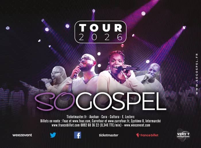 Illustration de l'événement : Concert So Gospel - Tour 2026