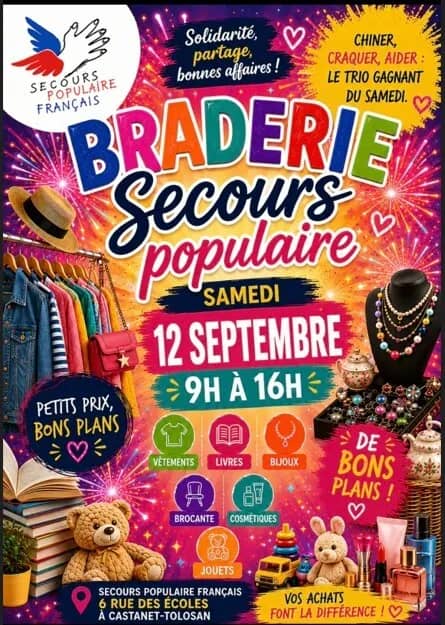 Illustration de l'événement : Braderie du secours populaire français
