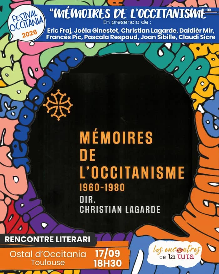 Illustration de l'événement : Rencontre littéraire autour de "Mémoires de l'occitanisme" - Inauguration du Festival Occitania