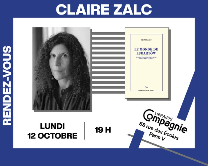 Illustration de l'événement : L'historienne Claire Zalc présente son essai « Le Monde de Lubartów, Une histoire de migrations et de persécutions »