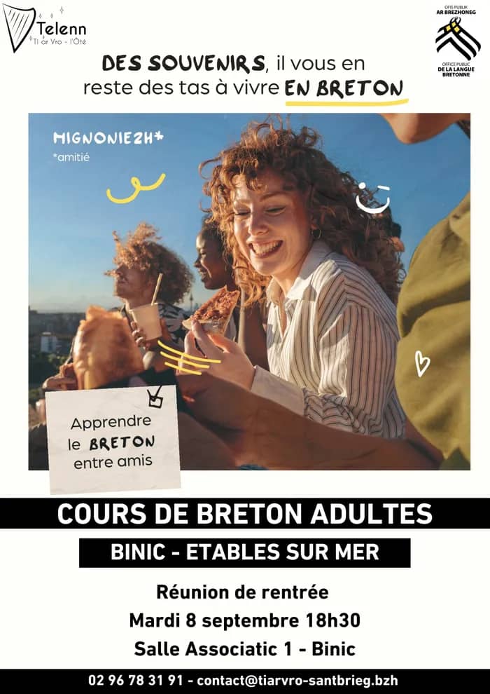 Illustration de l'événement : Rentrée des cours de breton à Binic-Étables-sur-mer