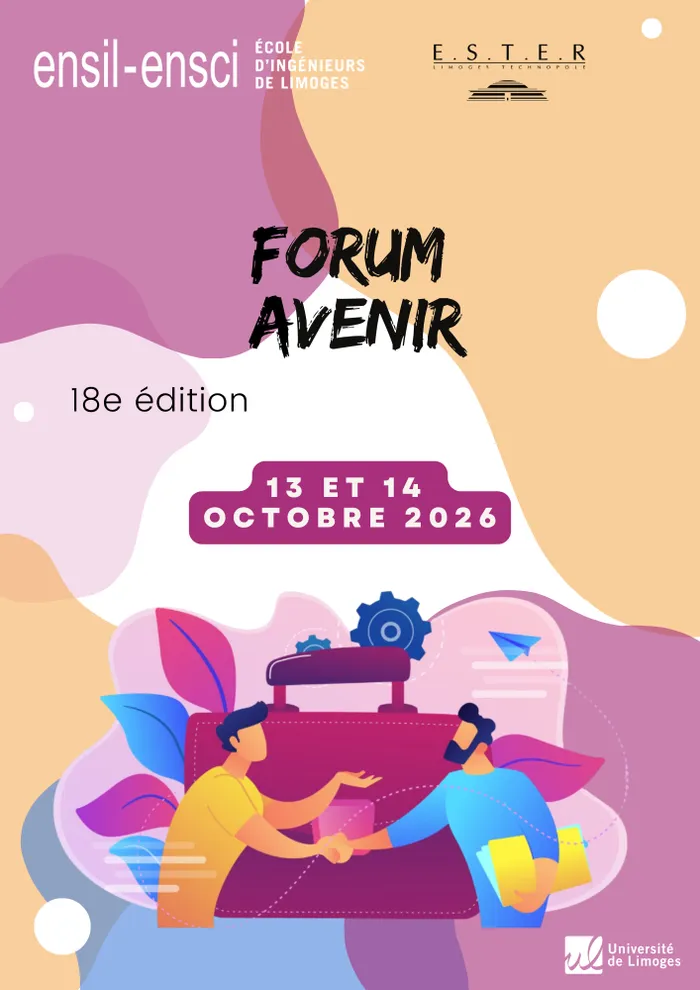 Illustration de l'événement : 💼 18 ème édition du Forum Avenir de l'ENSIL-ENSCI