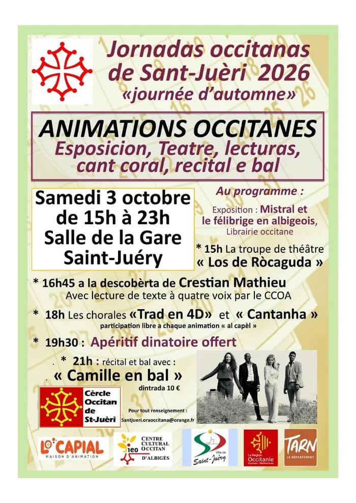 Illustration de l'événement : Animations Occitanes Saint Juéry - 15H à 23H