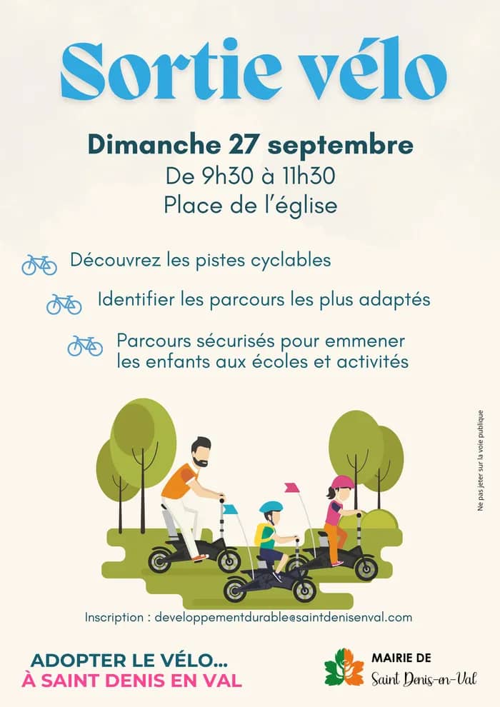 Illustration de l'événement : Sortie vélo