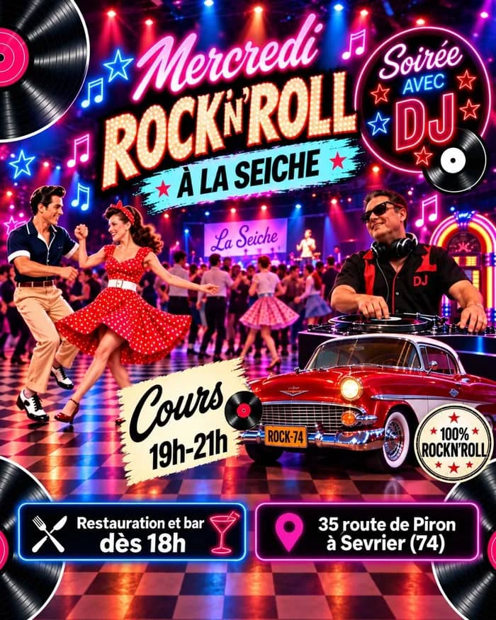 Illustration de l'événement : Mercredi Rock’n’Roll à La Seiche (Sevrier, 74)