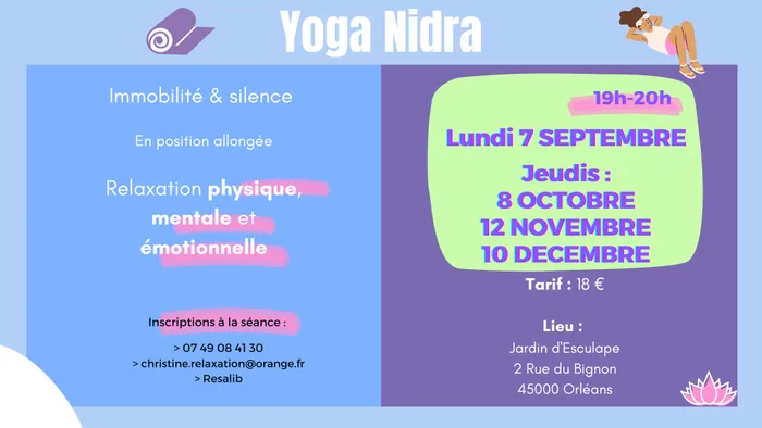 Illustration de l'événement : YOGA NIDRA