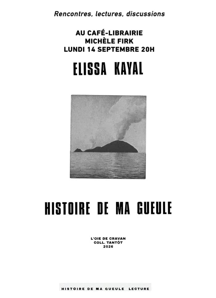 Illustration de l'événement : "Histoire de ma gueule" d'Elissa Kayal