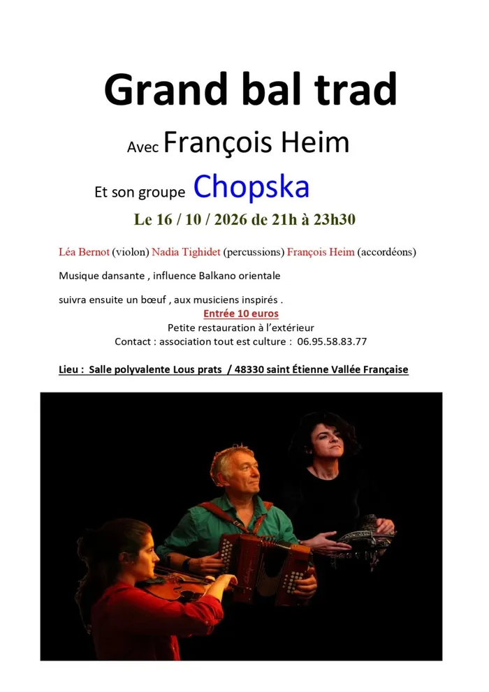 Illustration de l'événement : tout est culture - Grand bal trad folk