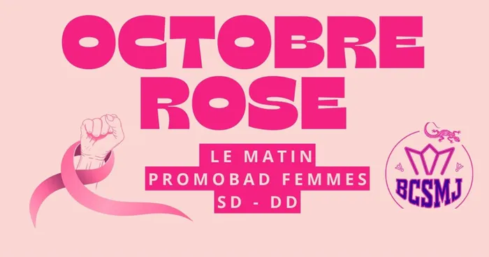 Illustration de l'événement : Tournoi de badminton Octobre rose