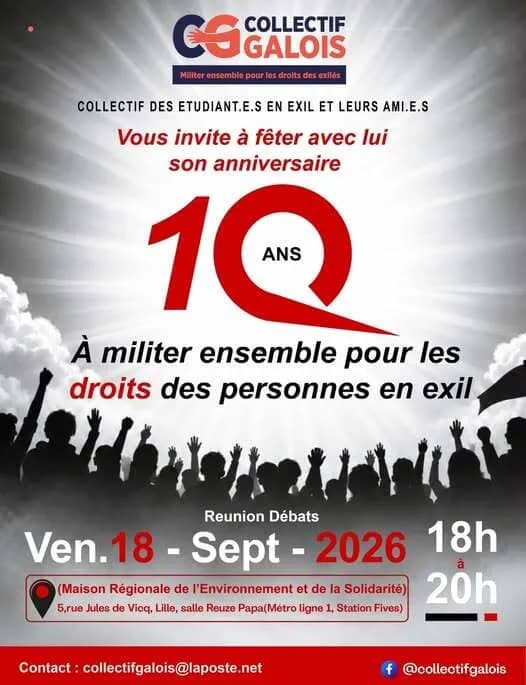 Illustration de l'événement : Invitation pour les 10 ans du Collectif Galois,