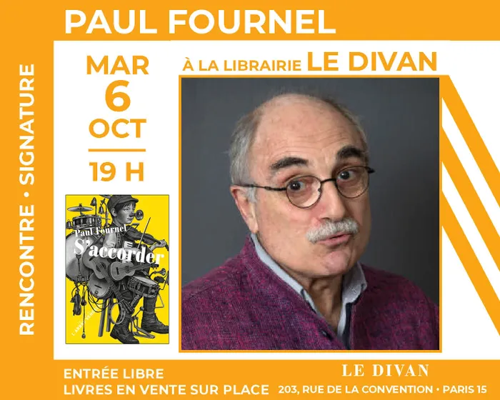 Illustration de l'événement : L'auteur Paul Fournel présente son roman « S'accorder »