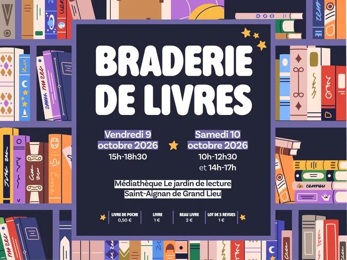Illustration de l'événement : Braderie de livres