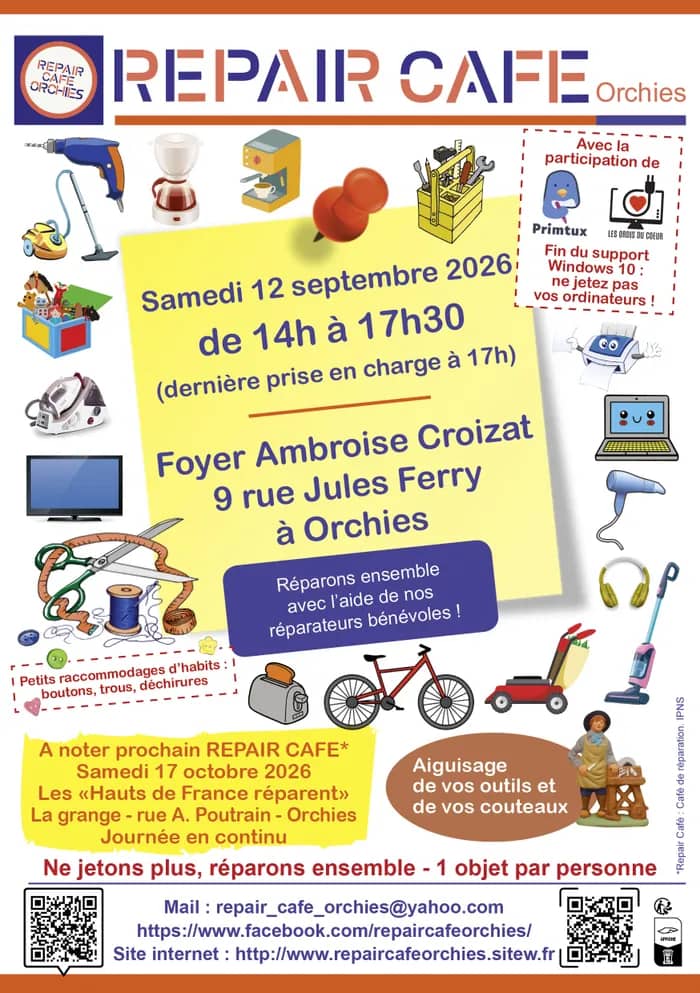 Illustration de l'événement : Repair Café Orchies #67