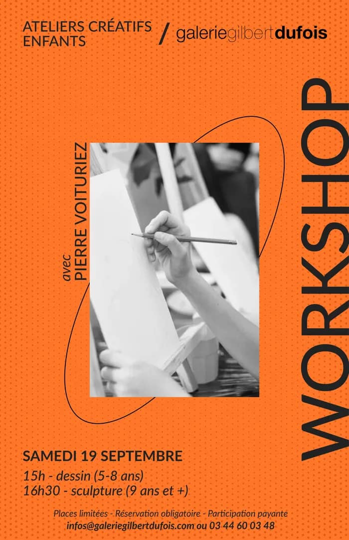 Illustration de l'événement : Ateliers créatifs enfants avec Pierre Voituriez