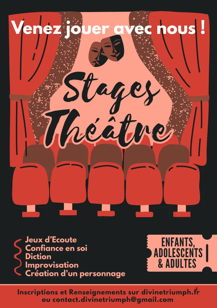 Illustration de l'événement : Stage Théâtre Ado 12-18 ans
