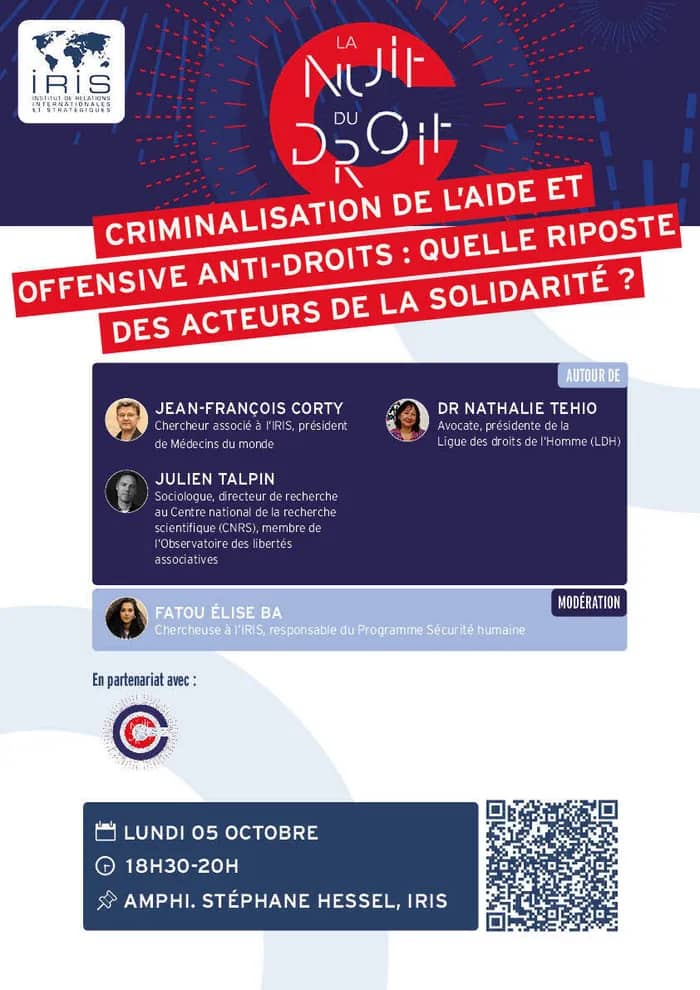 Illustration de l'événement : Criminalisation de l’aide et offensive anti-droits, quelle riposte des acteurs de la solidarité ?