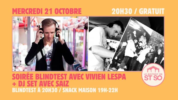Illustration de l'événement : Soirée Blindtest + DJ Set