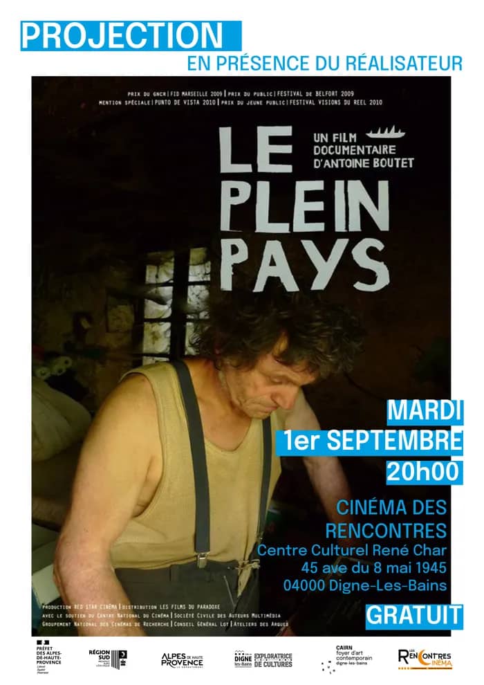 Illustration de l'événement : Projection : Le plein pays d'Antoine Boutet