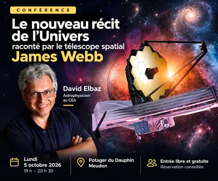 Illustration de l'événement : Conférence – Le nouveau récit de l’Univers raconté par le télescope spatial James Webb