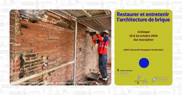 Illustration de l'événement : Restaurer et entretenir l’architecture de brique : une histoire matérielle de la Renaissance à nos jours
