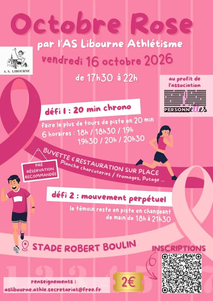 Illustration de l'événement : Octobre Rose par l'A.S. Libourne