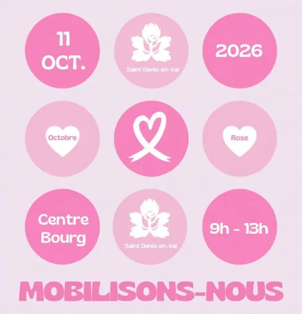 Illustration de l'événement : Octobre Rose à Saint-Denis-en-Val