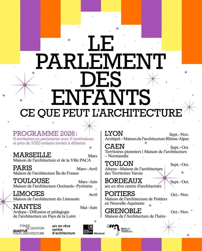 Illustration de l'événement : Le Parlement des enfants : ce que peut l'architecture