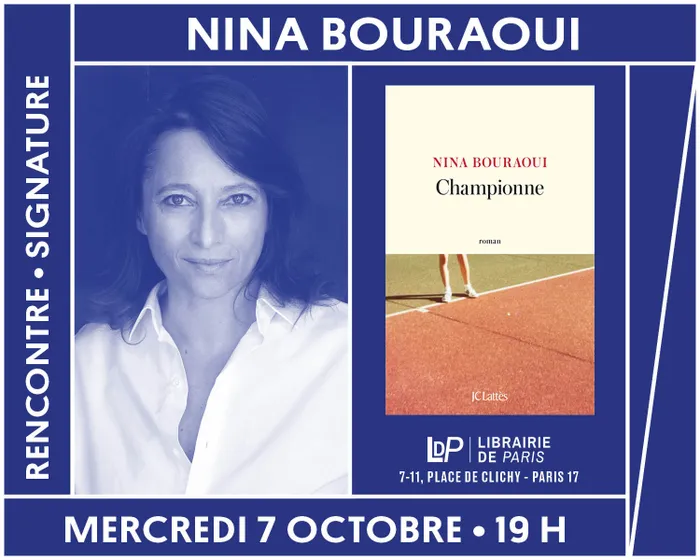 Illustration de l'événement : Nina Bouraoui présente « Championne »