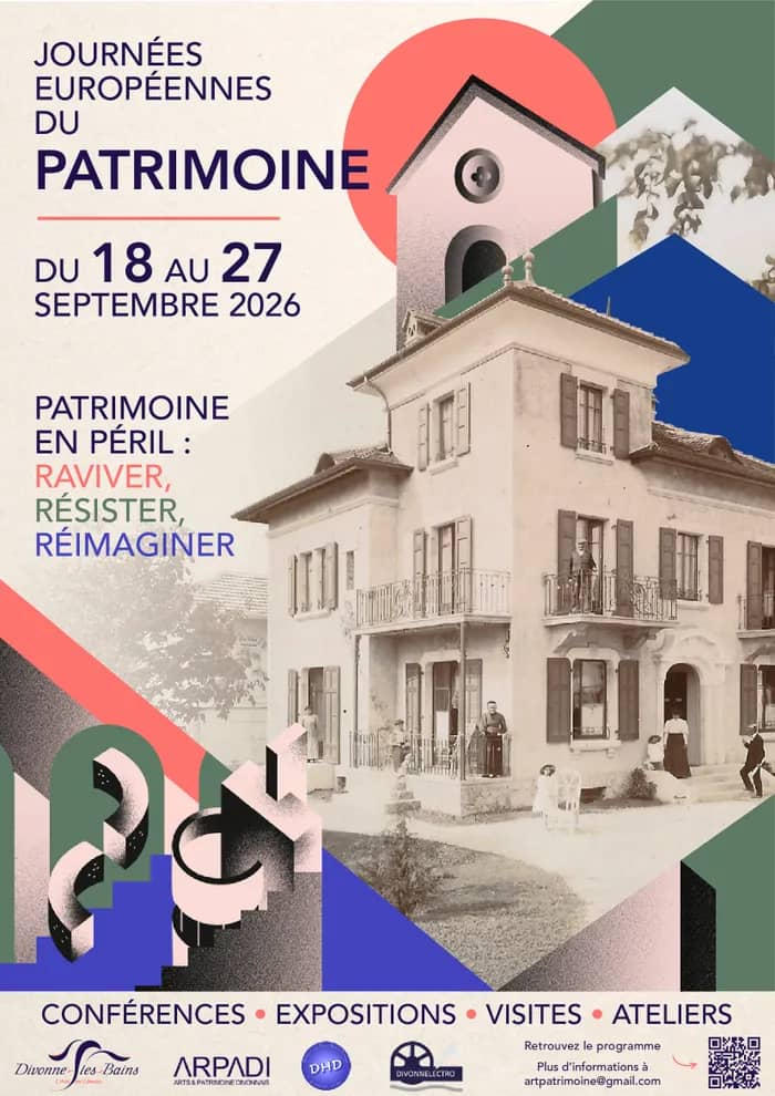 Illustration de l'événement : EXPO : PATRIMOINE EN DANGER, PATRIMOINE DISPARU, PATRIMOINE À PRÉSERVER.