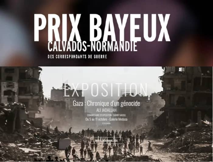 Illustration de l'événement : Exposition : "GAZA : CHRONIQUE D'UN GÉNOCIDE" d'Ali Jadallah, photojournaliste palestinien