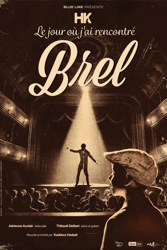 Illustration de l'événement : COMPLET // 07 novembre 2026 - "Le jour où j'ai rencontré Brel" à Trith-St-Léger (59)