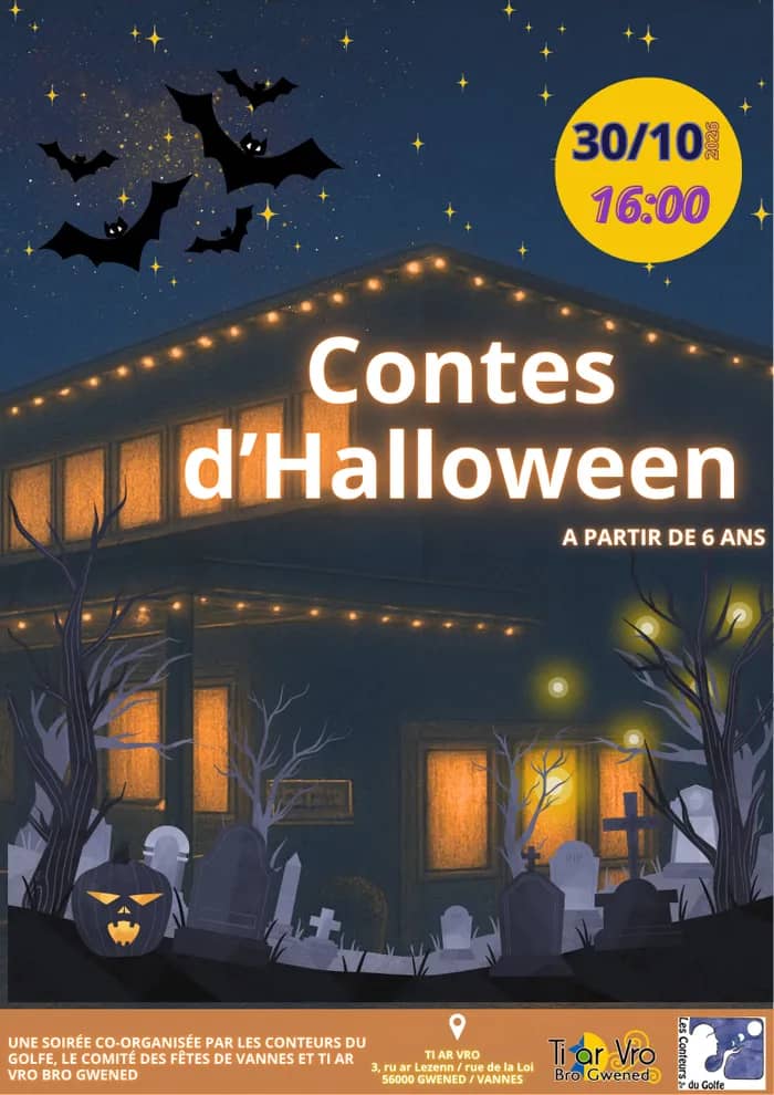 Illustration de l'événement : Contes d'Halloween - Les conteurs du Golfe