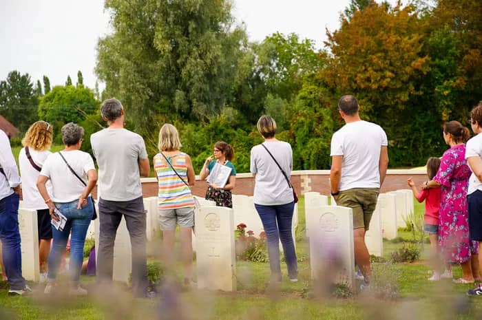 Illustration de l'événement : "Vous avez du courrier" Visite guidée du cimetière militaire de Pheasant Wood