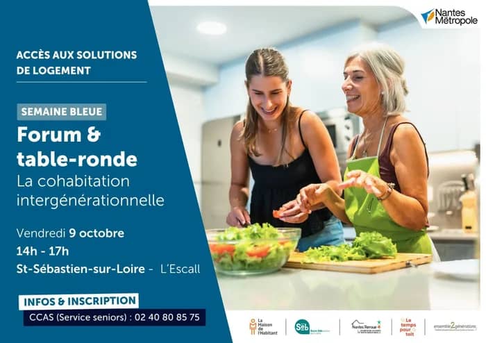 Illustration de l'événement : [Semaine bleue] Forum & table ronde : la cohabitation intergénérationnelle