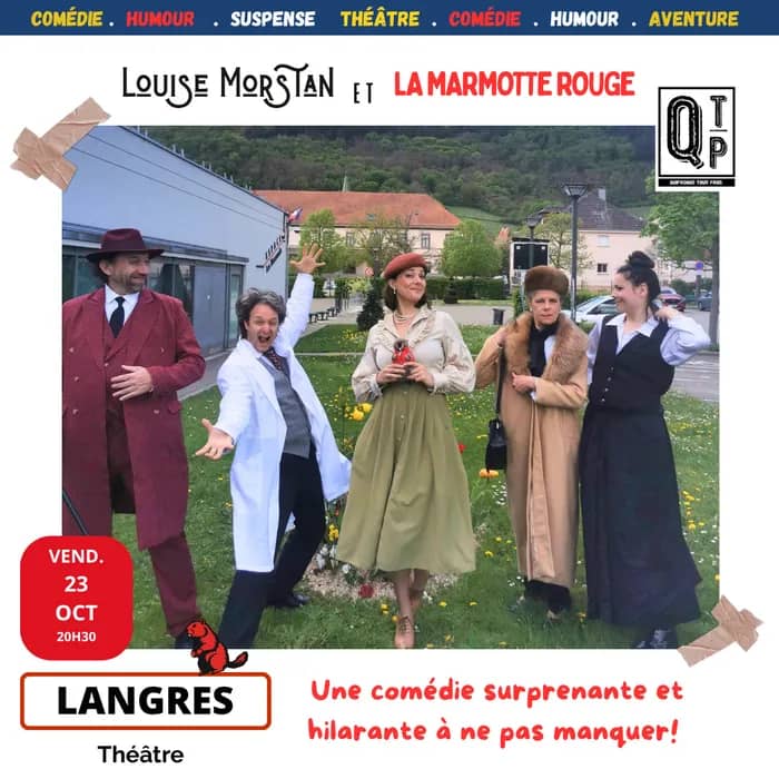 Illustration de l'événement : Louise Morstan et la Marmotte Rouge
