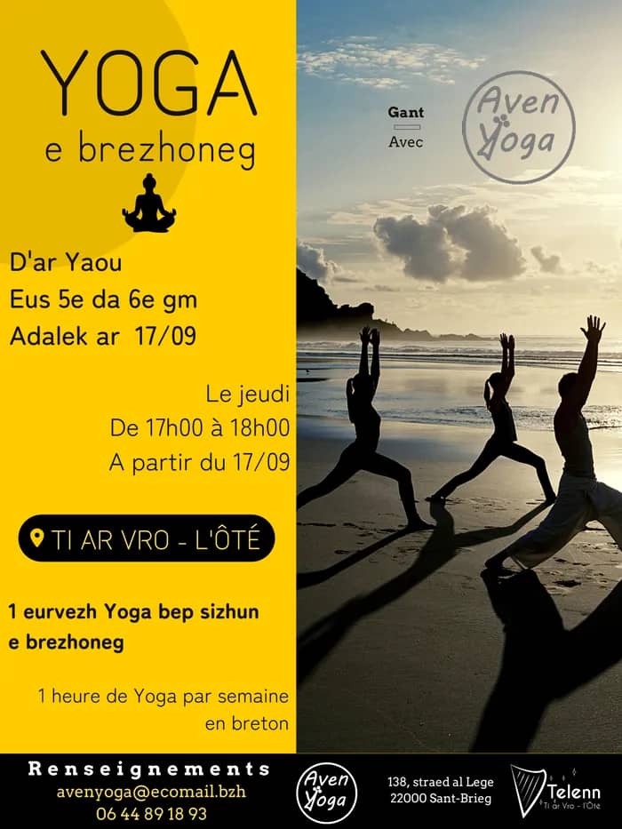 Illustration de l'événement : Rentrée des cours de yoga en breton
