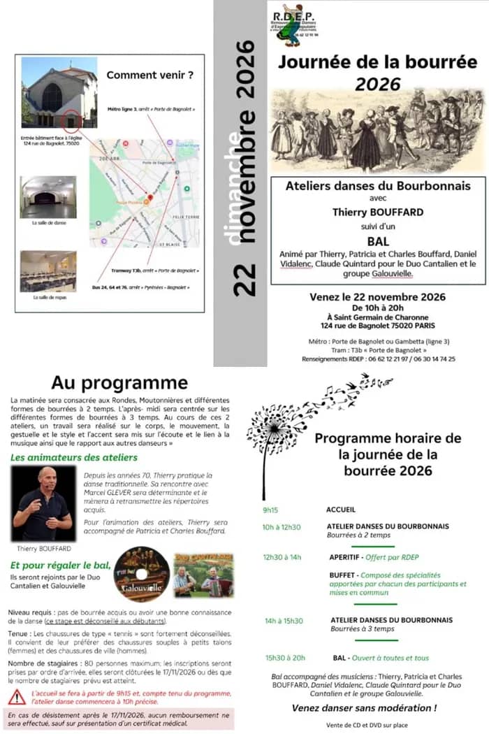 Illustration de l'événement : Journée de la Bourrée