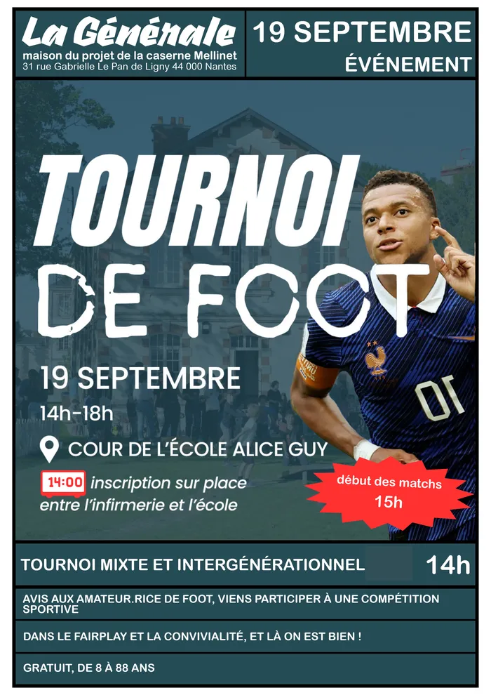 Illustration de l'événement : Tournoi de foot mixte et intergénérationnel
