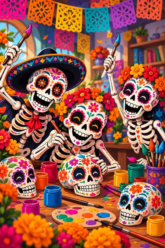 Illustration de l'événement : Calaveras en folie