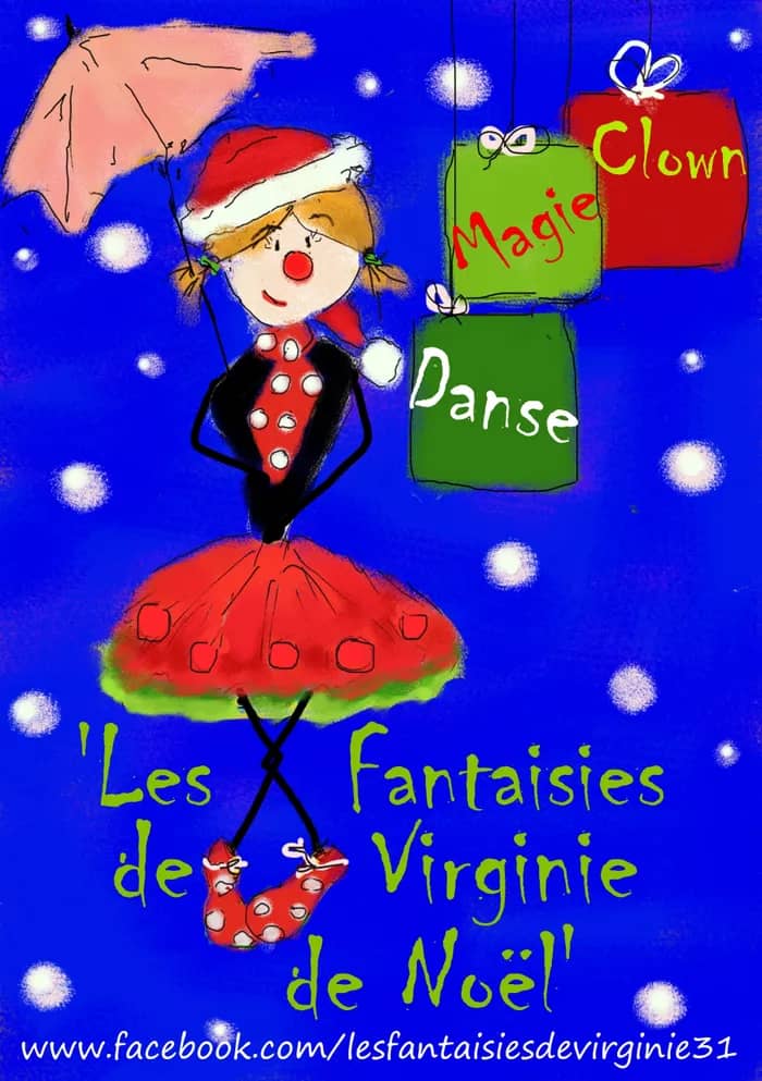 Illustration de l'événement : Les Fantaisies de Virginie de Noël - Version 0-4 ans