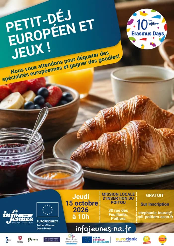 Illustration de l'événement : Petit-déjeuner européen et jeux