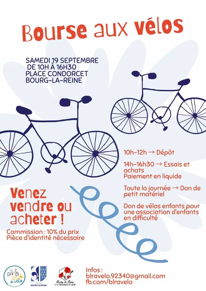 Illustration de l'événement : Bourse aux vélos - Bourg-la-Reine