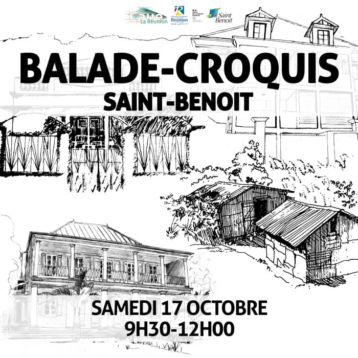 Illustration de l'événement : BALADE-CROQUIS à Saint-Benoit