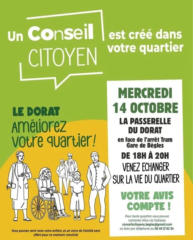 Illustration de l'événement : Conseil citoyen du quartier Le Dorat