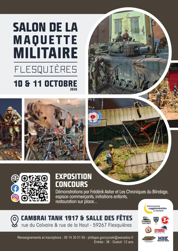 Illustration de l'événement : Salon de la maquette militaire Flesquières 2026