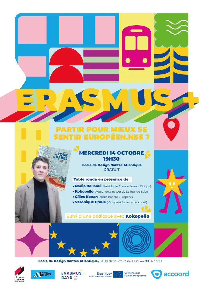 Illustration de l'événement : Erasmus + : partir pour mieux se sentir européen·nes