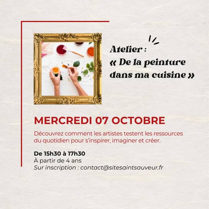 Illustration de l'événement : Atelier "De la peinture dans ma cuisine"